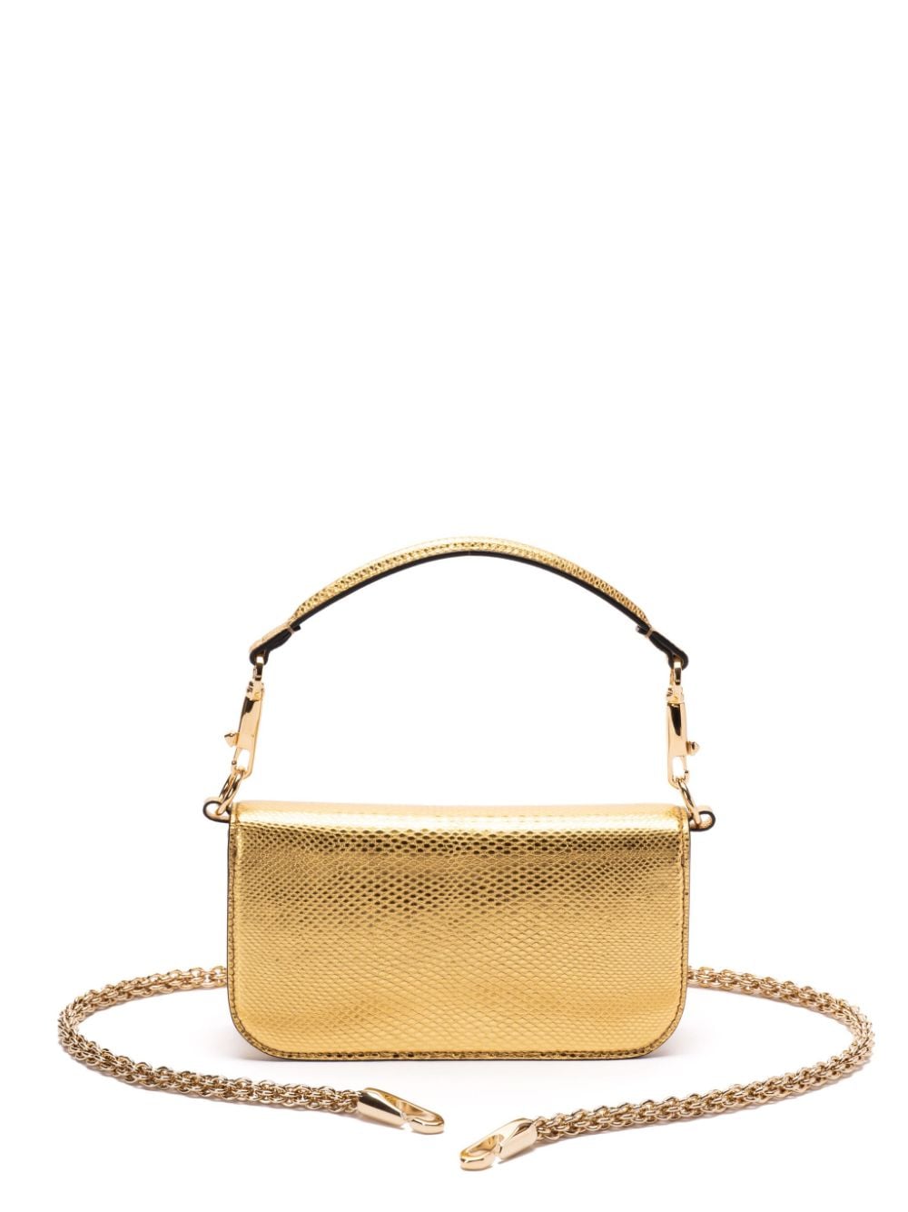 Valentino Garavani Alltime metallic schoudertas - Goud