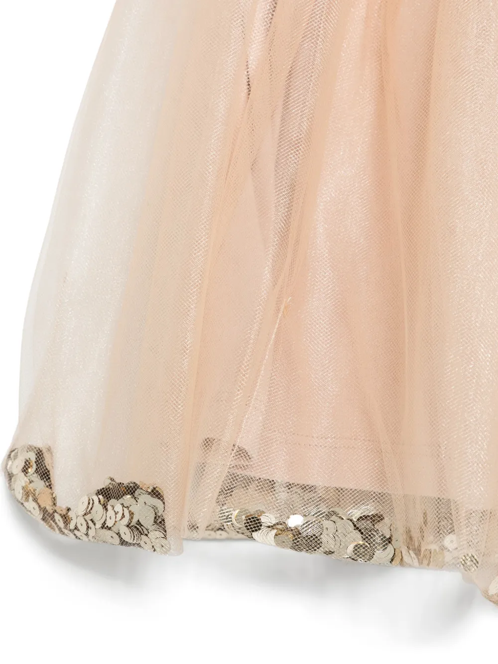 Douuod Kids Rok verfraaid met pailletten Beige