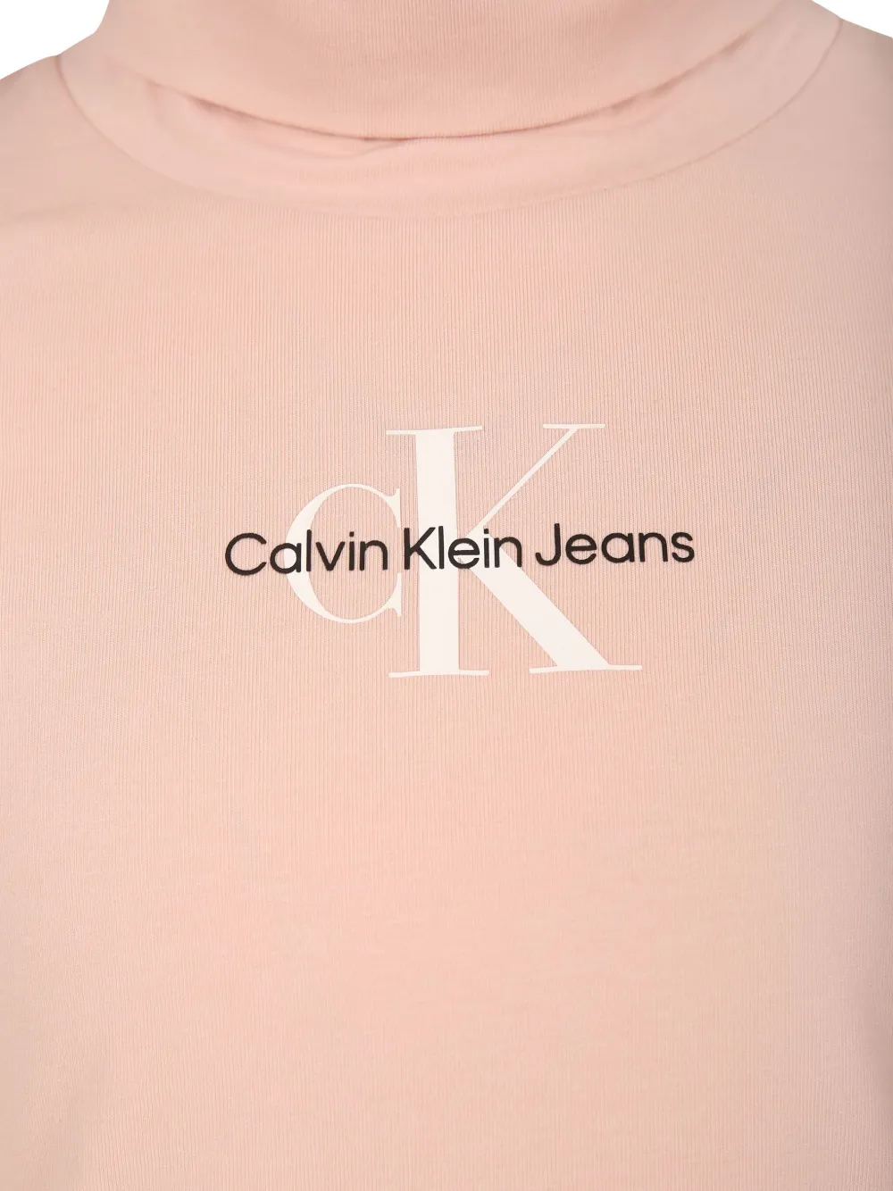 Shop Calvin Klein Logo-print T-shirt In Pink