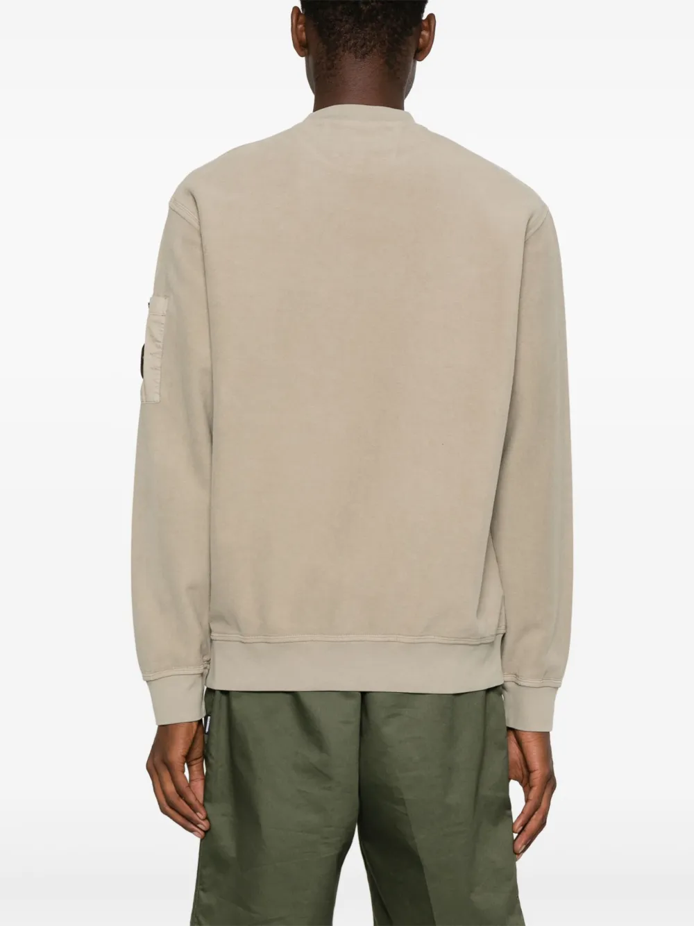 C.P. Company Sweater met Lens-detail Grijs