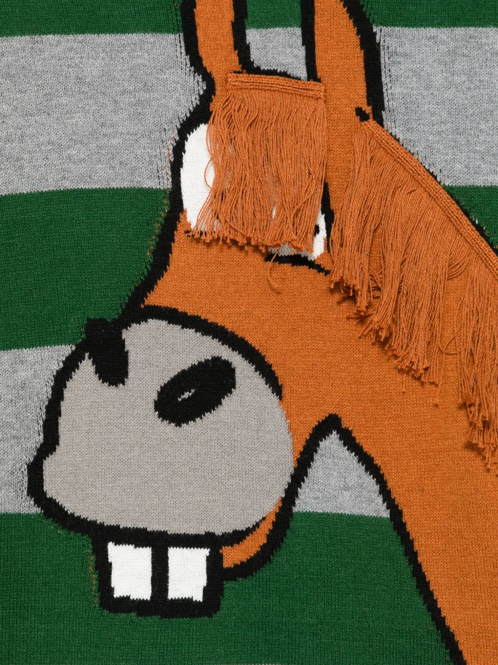  Stella Mccartney Kids Pull à Rayures - Vert 