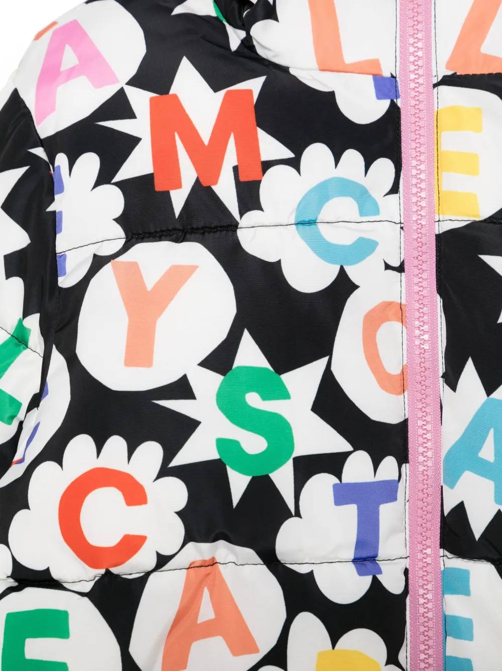 Stella McCartney Kids Jack met logoprint Zwart