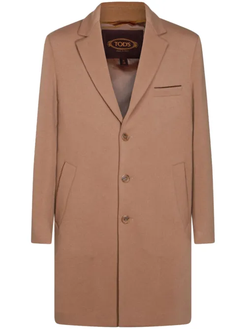 Manteau droit à simple boutonnage - Tod's - Modalova