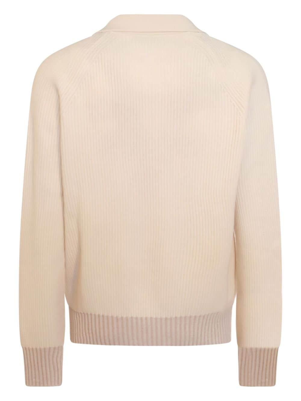 Tod's logo-patch jumper - Beige