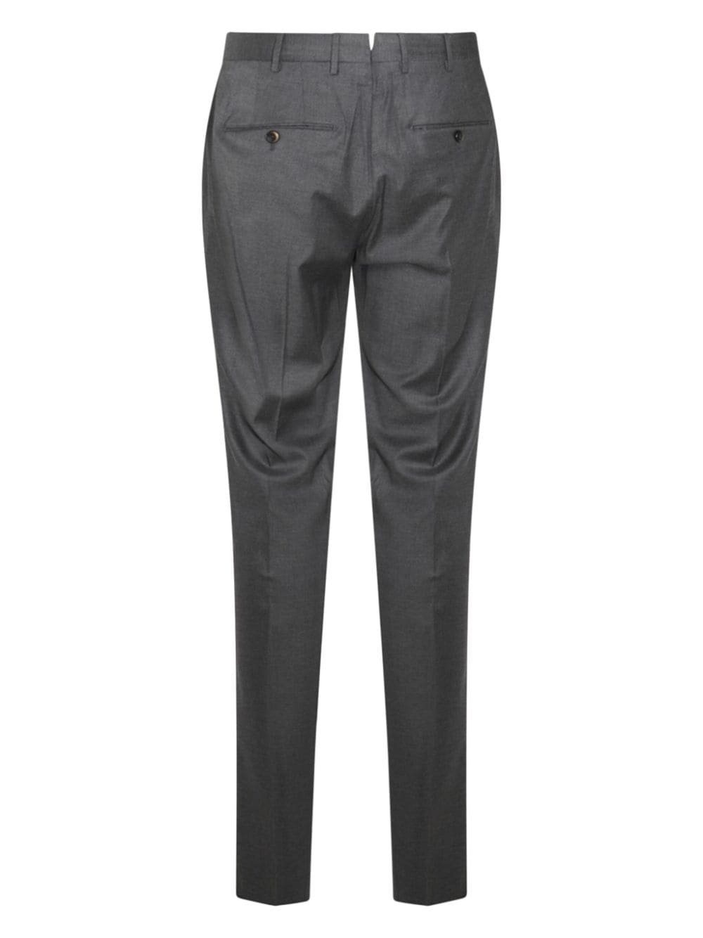 PT Torino pleat-detailing tapered trousers - Grijs