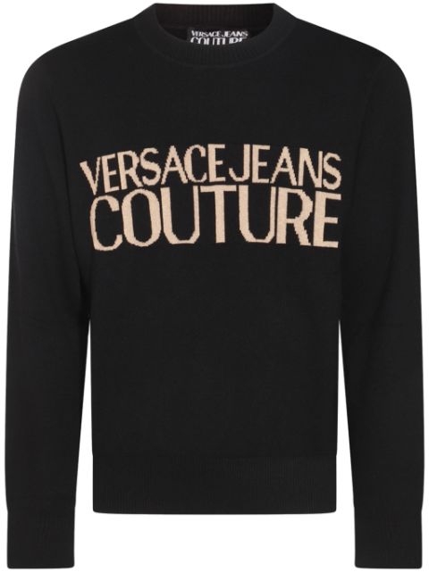 Versace Jeans Couture logo-jacquard jumper Men