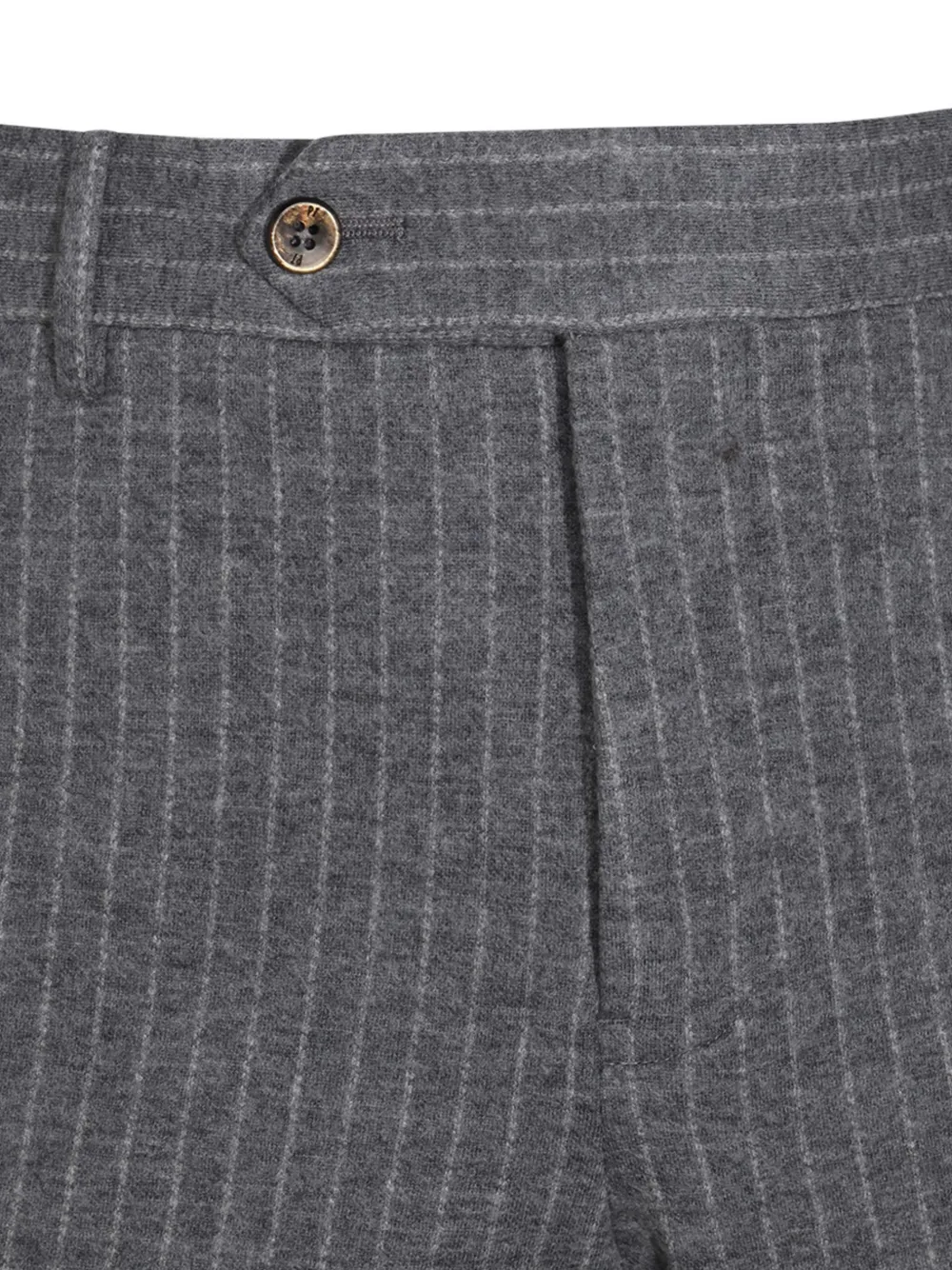 PT Torino Broek met krijtstreep Grijs