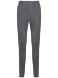 PT Torino pinstriped tapered trousers - Grey