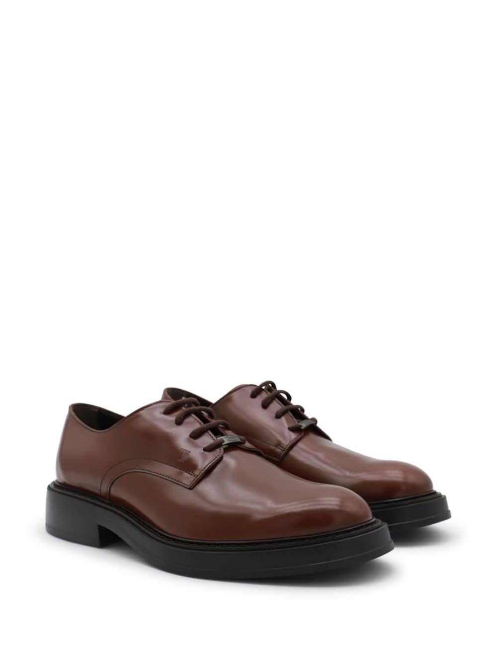 Tod's leather oxford shoes - Bruin