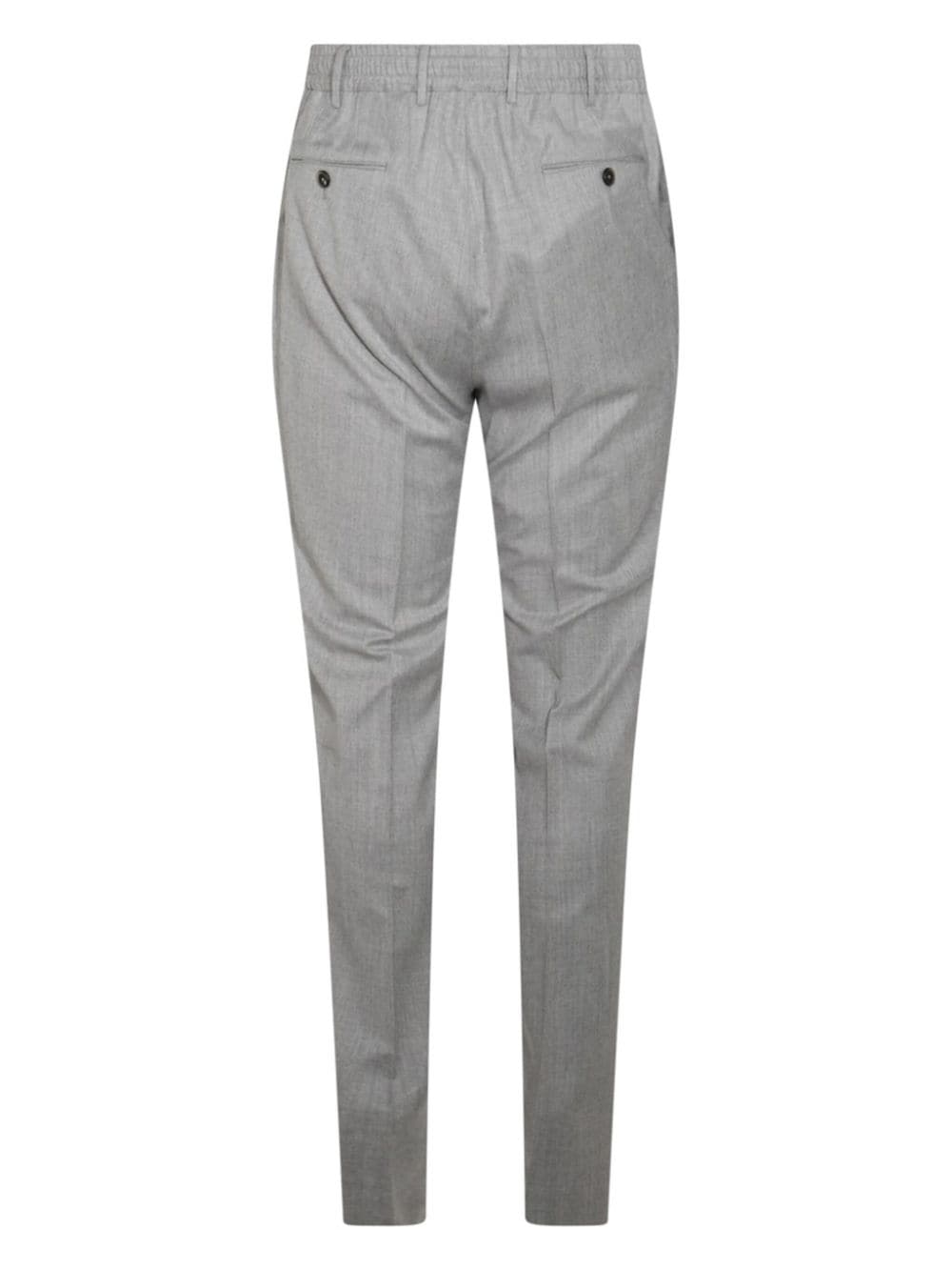 PT Torino button-fastening tapered trousers - Grijs