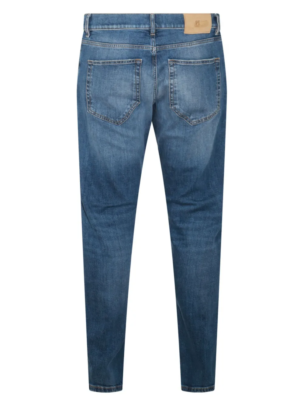 PT Torino Skinny jeans met logopatch - Blauw