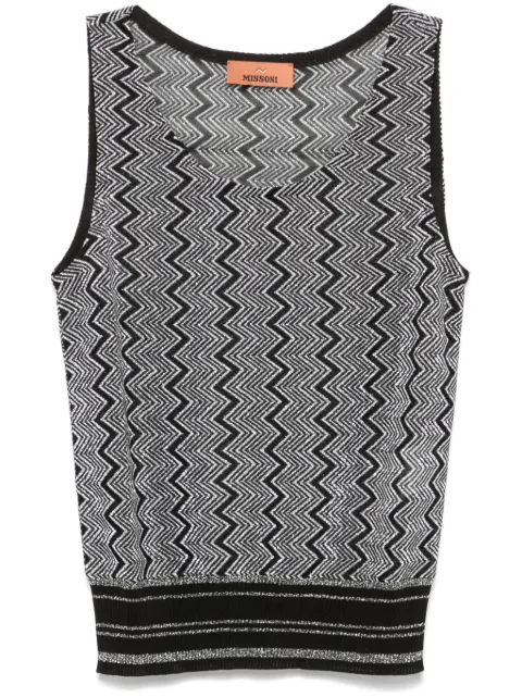 Missoni zigzag lamé top 