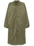 Fear Of God logo-lettering coat - Green
