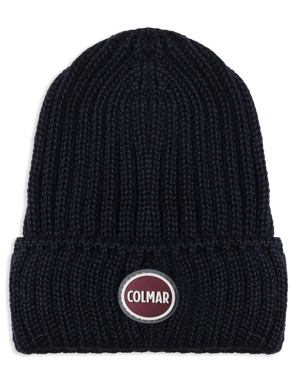 Colmar logo-appliqué beanie - Blue