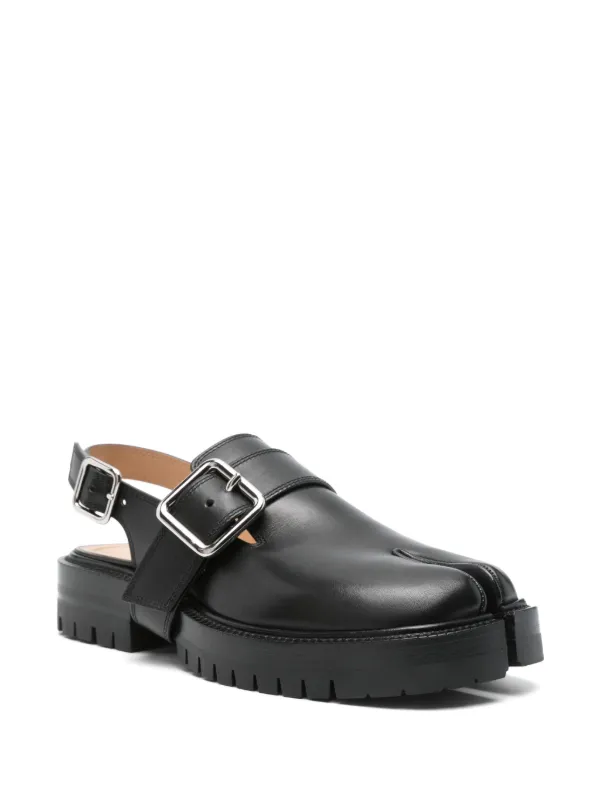 サンダル MAISON MARGIELA Men Sandals S57WR0142 P3294T8013 Black Maison Margiela | Mens Tabi Buckle Sandals in Black – Henrik
