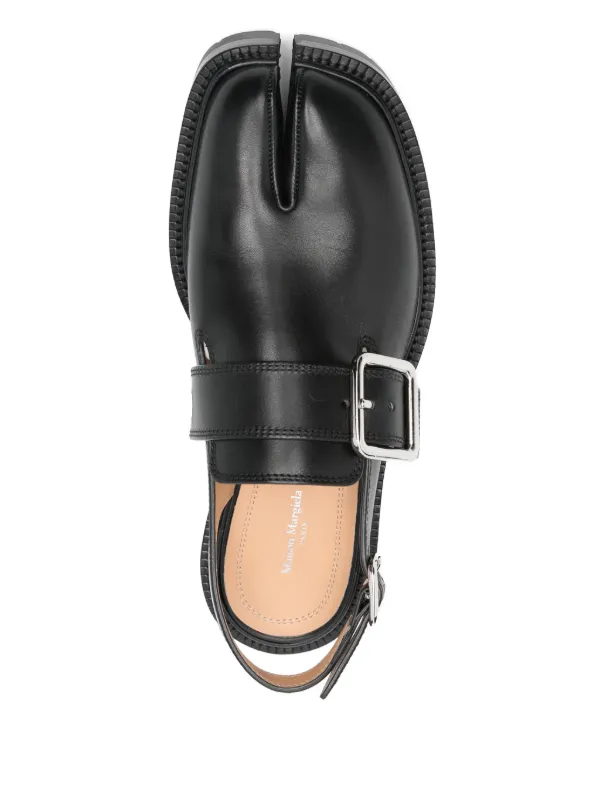 Maison Margiela Tabi County Sandals | Black | FARFETCH