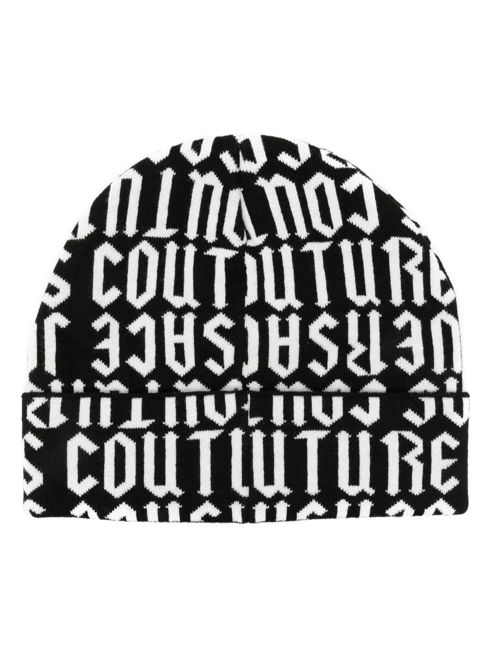 Versace Jeans Couture logo-jacquard beanie hat Women
