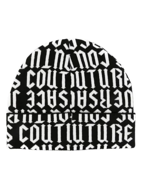 Versace Jeans Couture logo-jacquard beanie hat 77HAZK54ZG290 - 0