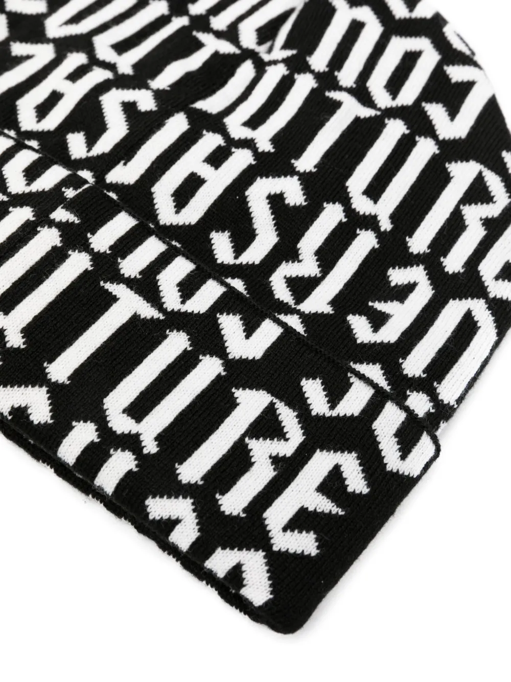 versacejeanscouture Versace Jeans Couture Muts met logo jacquard - Zwart