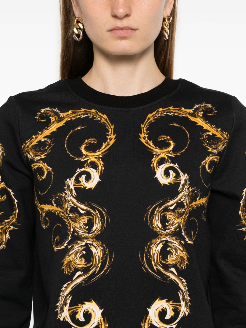 Versace Jeans Couture Barocco-print sweatshirt