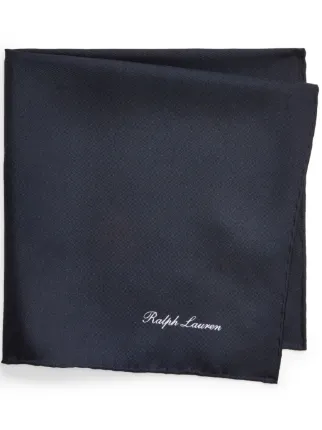 Ralph Lauren Purple Label Silk Pocket Square Blue FARFETCH