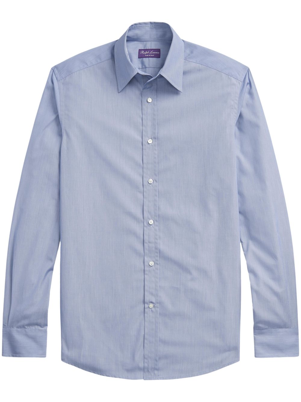 Micro-Check poplin shirt