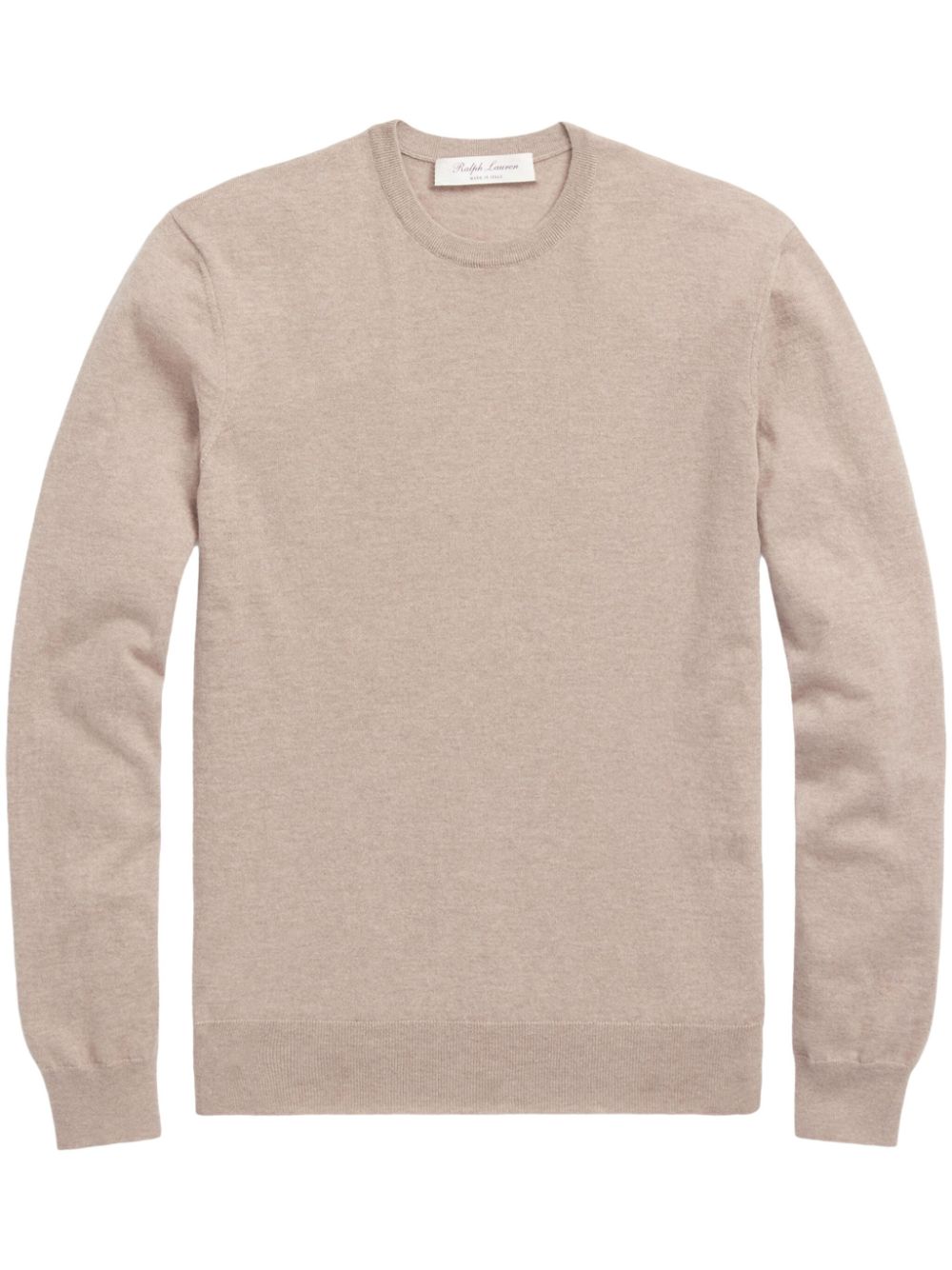 jersey-knit cashmere pullover