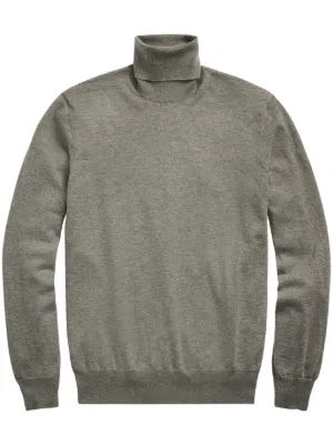 Ralph Lauren Purple Label Suéter De Tricô Em Cashmere | Cinza