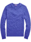 Ralph Lauren Purple Label cable-knit jumper - Blue