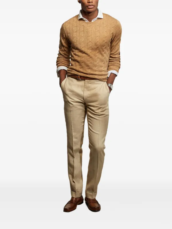 Ralph Lauren Purple Label Gregory パンツ | ニュートラル | FARFETCH JP