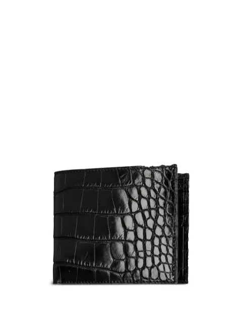 Ralph Lauren Purple Label crocodile-embossed wallet