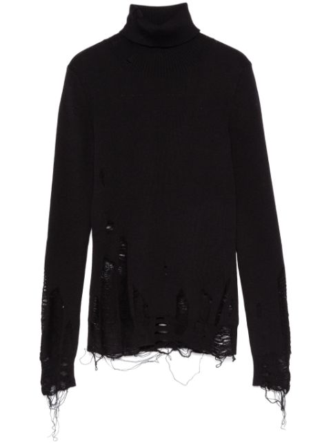 MM6 Maison Margiela distressed-effect sweater Women