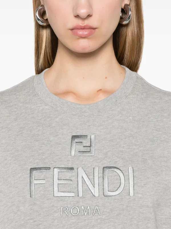 Grey fendi sweater on sale