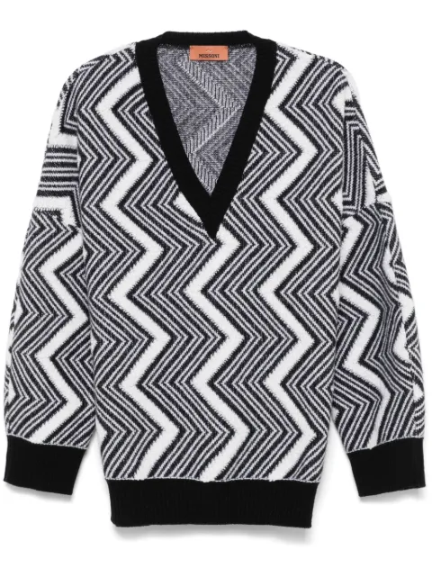 Missoni سويتر صوف بنقش متعرج