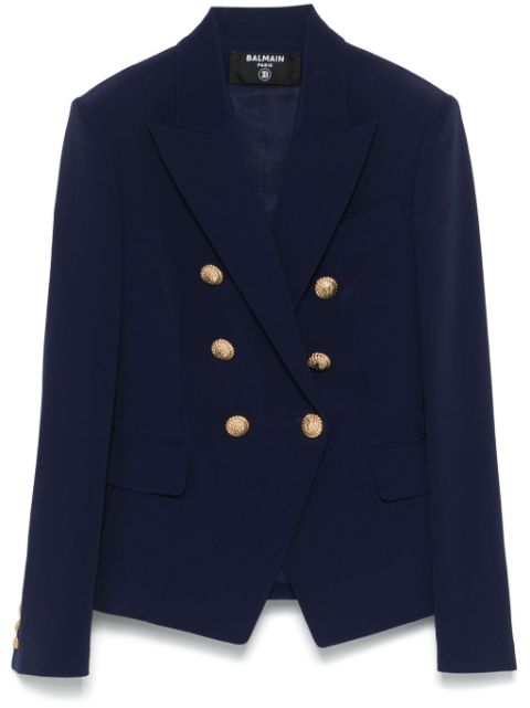 Balmain crepe blazer Women