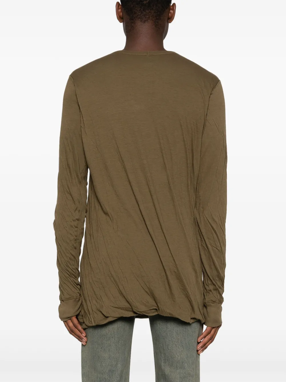 Rick Owens Katoenen T-shirt Groen