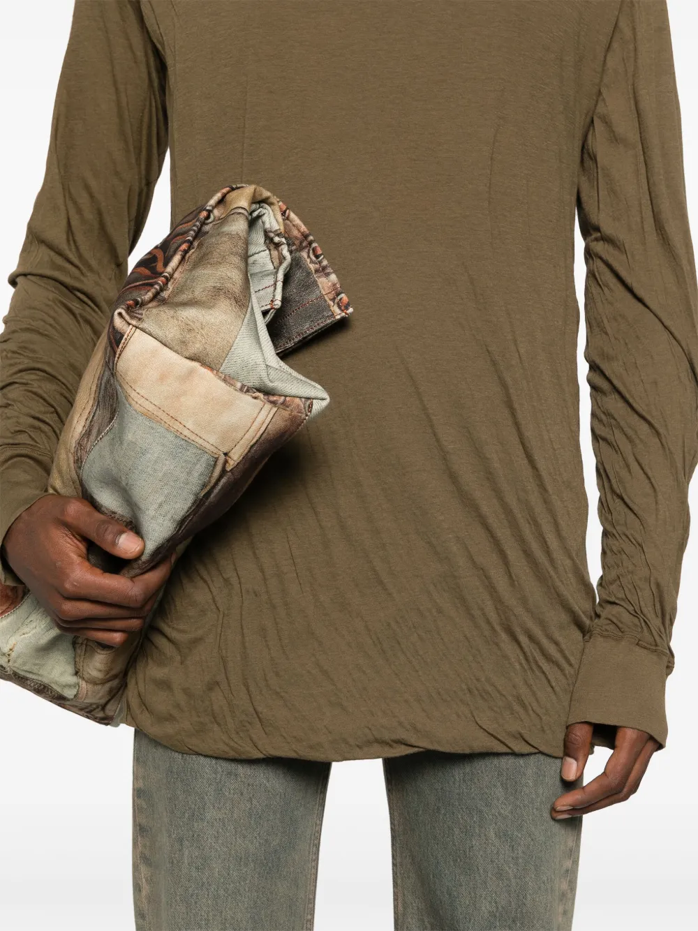 Rick Owens Katoenen T-shirt Groen