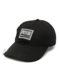 Versace Jeans Couture rubberised-logo baseball cap - Black
