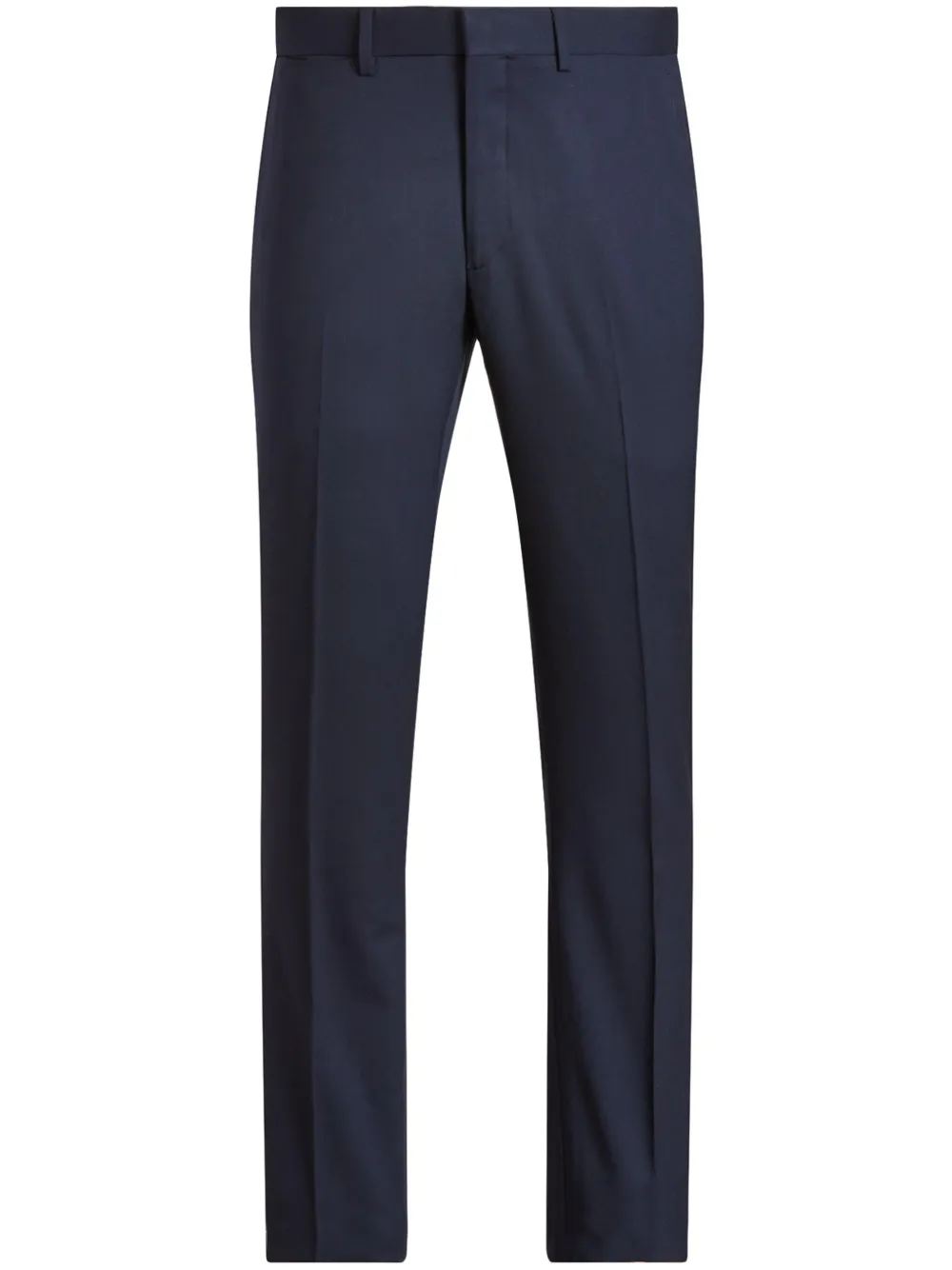 Ralph Lauren Purple Label straight-leg wool trousers | Blue | Image 1