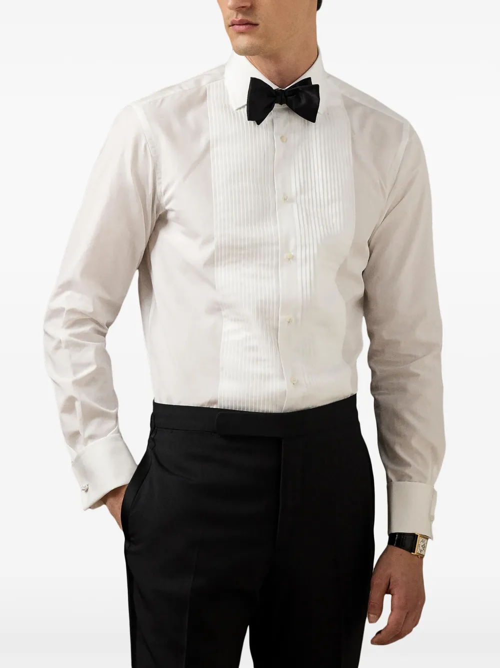 Ralph Lauren Purple Label Popeline overhemd Wit