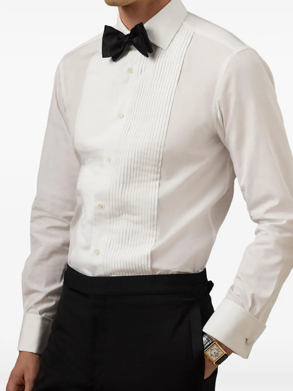 Ralph Lauren Purple Label Popeline overhemd Wit