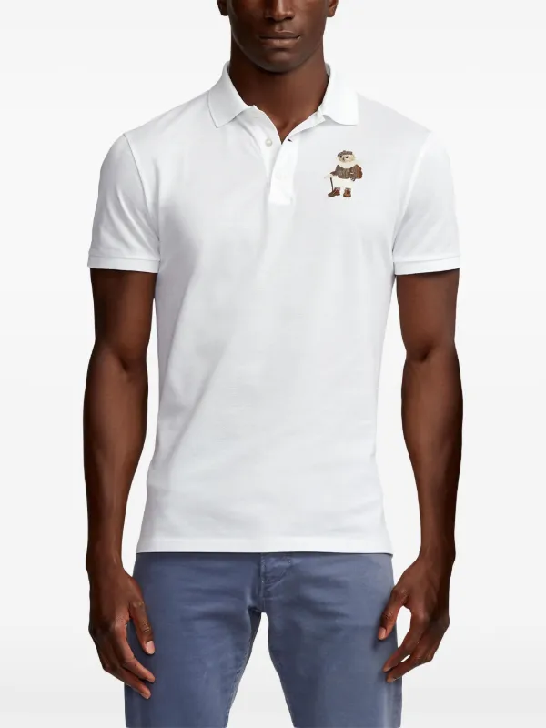 Ralph Lauren Purple Label Polo Bear ポロシャツ | ホワイト