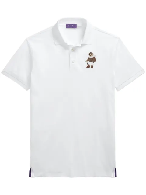 Ralph Lauren Purple Label Polo-Bear slim-cut polo shirt