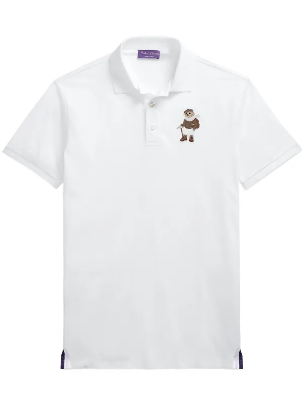 Ralph Lauren Purple Label Polo Bear ポロシャツ | ホワイト 