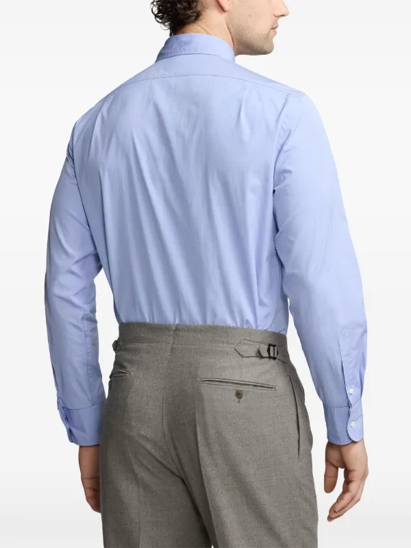 Ralph Lauren Purple Label Buttoned long-sleeve Shirt | Blue Ralph Lauren Purple Label Buttoned long-sleeve Shirt | Blue
