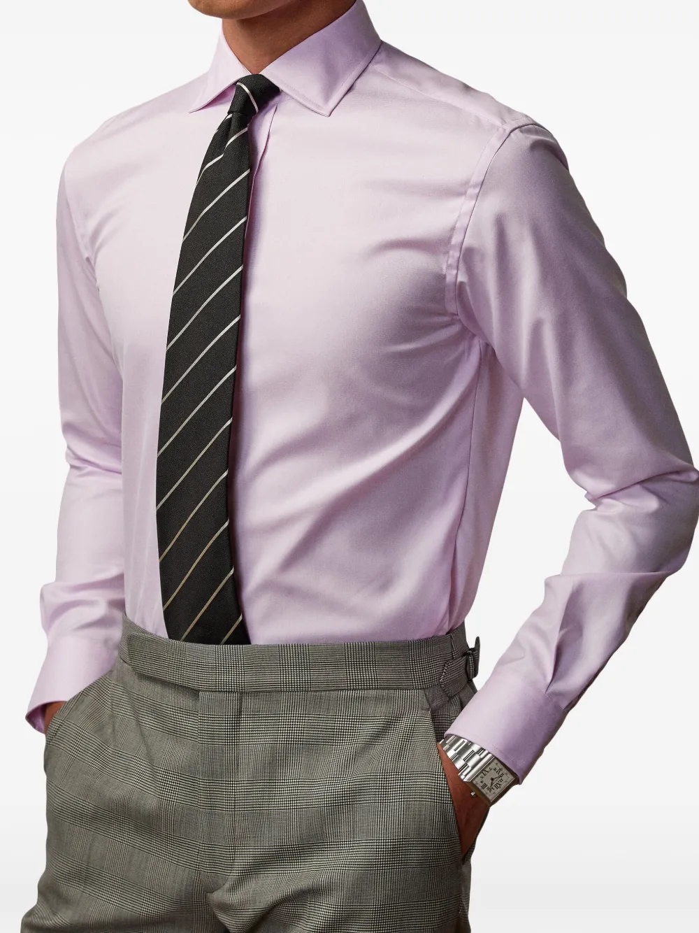 Ralph Lauren Purple Label Katoenen overhemd Roze