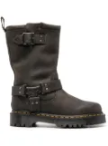 Dr. Martens Anistone leather biker boots - Grey