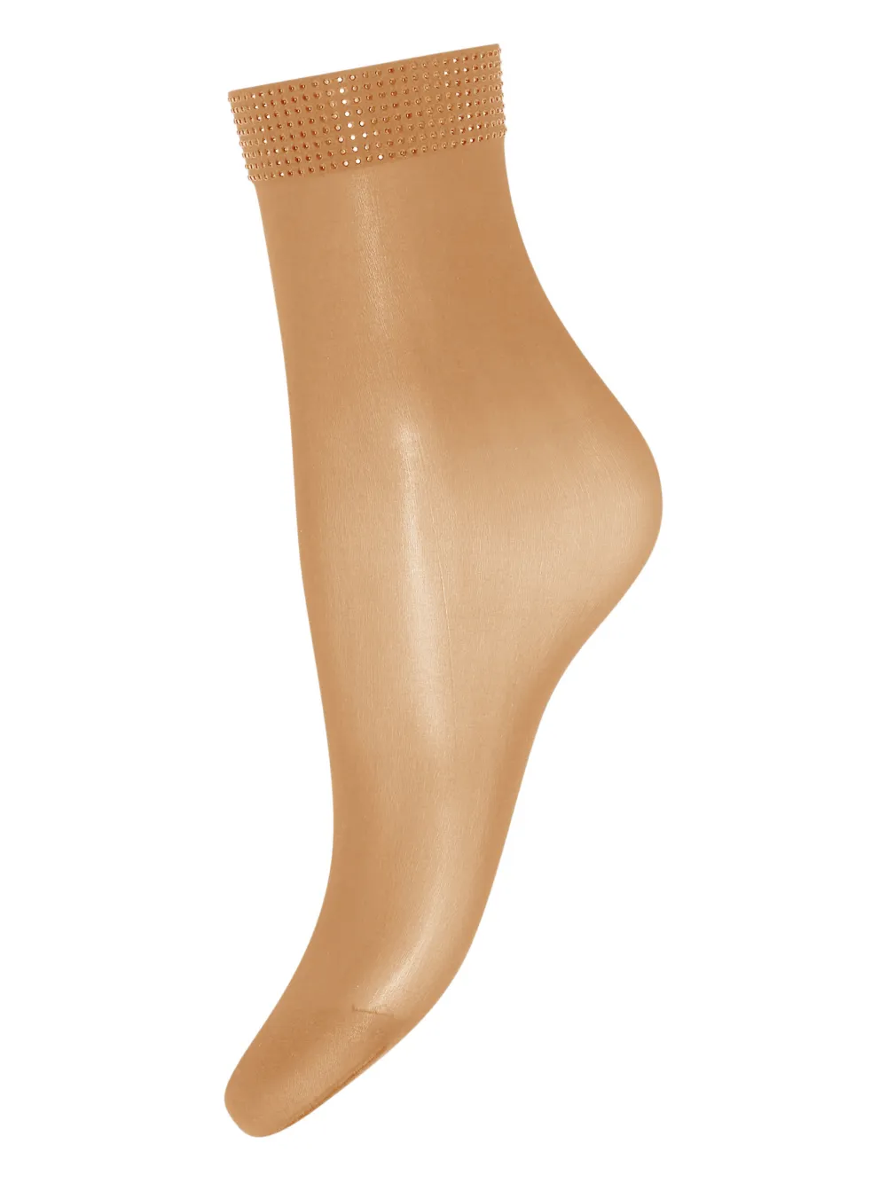 Wolford Sokken van vloeibaar metaal Beige