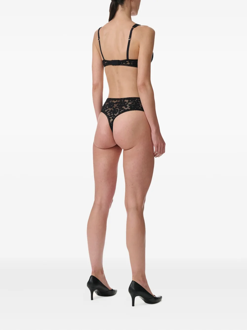Wolford Bh met geborduurd kant Zwart