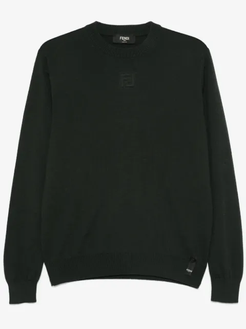 FENDI SWEATER C-NECK VIRGIN WOOL